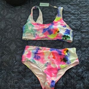 Two piece bathing suit